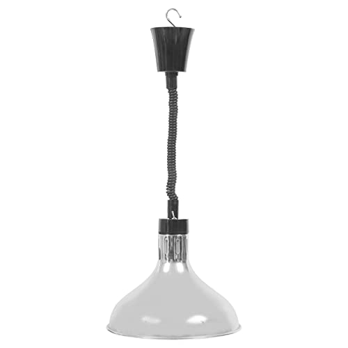 Lampe chauffante rétractable pour aliments avec hauteur ajustable pratique restaurant