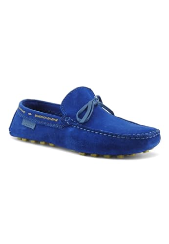 Mocassin en cuir daim chaussure conducteur CAFèNOIR C1TR6112 souple