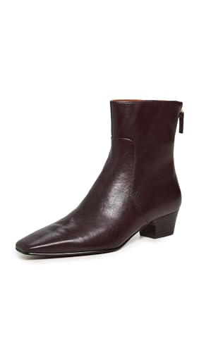 Madewell Women's The Lexie Ankle Boots in Leather, Turkish Coffee, 5 Medium US