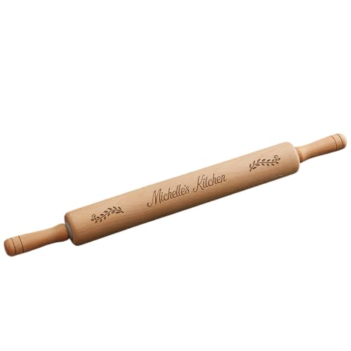 Personalization Universe Personalized Beechwood Rolling Pin