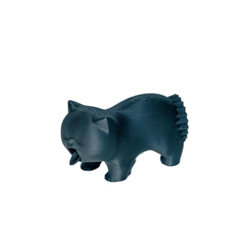 JingMiao Toothpaste Cap Dispenser – Funny Vomiting Kitty Topper for Cat Lovers, Novelty Bathroom Accessory(Environmentally Friendly Materials) (Black)