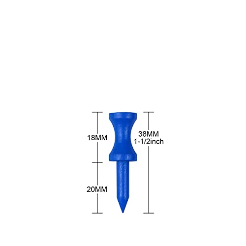 LIKOSO-tee-de-Golf-de-Bamboo-100-Piezas-38MM-Azul