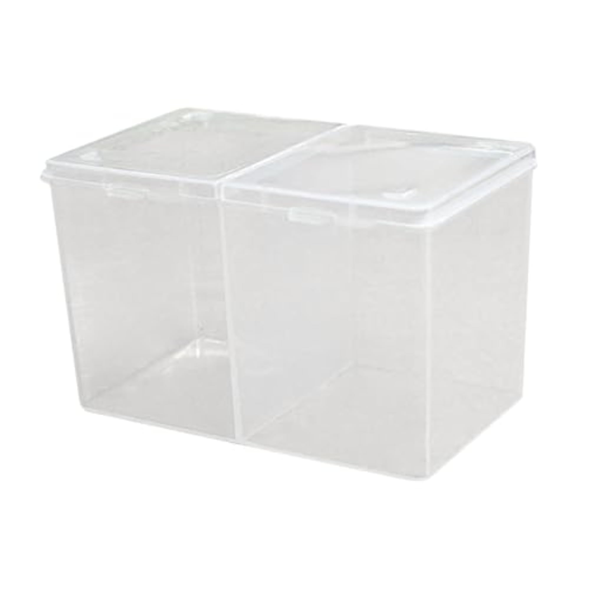 Clear Cotton Ball Holder Storage Canister for Bathroom