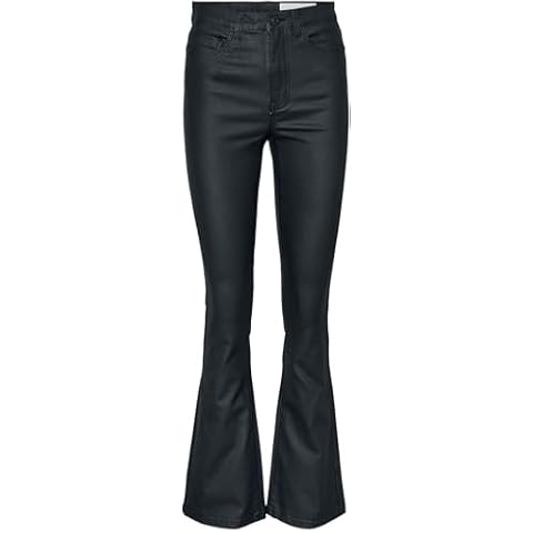 NOISY MAY Women's High Waisted Flare Pants Cover