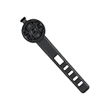 Kit de montage simple : un support de potence pour ordinateur de vélo avec support de tige de selle intégré pour feu arrière fourni. Dimensions approximatives : 137 mm pour un placement flexible.