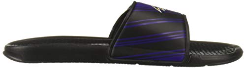 Image of FOCO mens NFL Team Logo Legacy Sport Slide Sandals