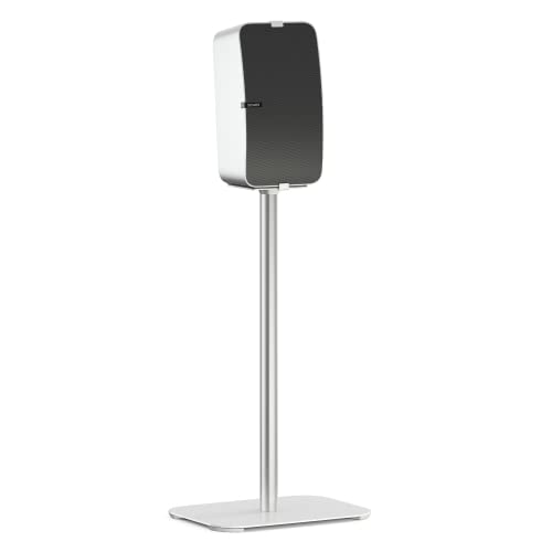 Vogel's Sound 3305 Universal Speaker Floor Stand | Max. 15 Lbs (6.5 Kg) | Height: 29.5 Inch | Also Fits Sonos Five & Play:5 | Universal Compatibility | White | 1 Floor Stand #TOP6