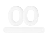 Cuscinetti auricolari per Sony INZONE H9 II, con o senza archetto, per Sony INZONE H9 II (cuscinetti per archetto + 2 cuscinetti (bianco)