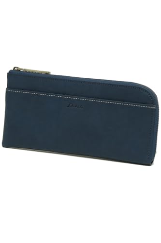[ダコタ] 長財布 L字ファスナー 本革 レディース ネイビー DA-35881-60
