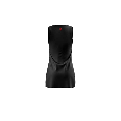 Vestido Flamengo Braziline Bass - Vermelho/preto