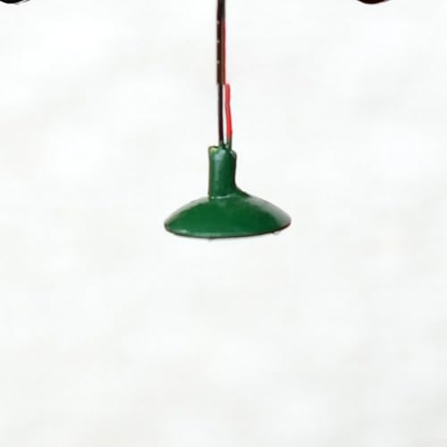 10 Pack HO Scale Model Street Lights Wall Lamp Posts LED Ceiling Lamps For Train Layouts