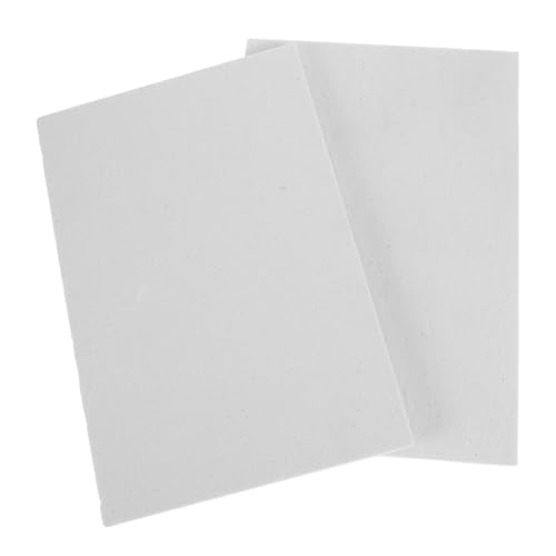ELAYARD Tablero de Aislamiento Térmico de Fibra Cerámica Ignífugo 10 Mm 200x300 Mm 2 Piezas Resistente al Calor para Estufas, Hornos y Chimeneas, Alta Temperatura y Eficiencia