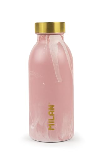 MILAN® Botella isotérmica de acero inoxidable 0,35 L serie Lava, rosa