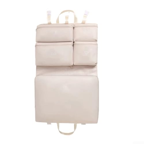 Bolsa de almacenamiento de viaje 7 en 1 para organización de maletas con múltiples compartimentos para separar ropa, calcetines, documentos y artículos esenciales de viaje (dorado)