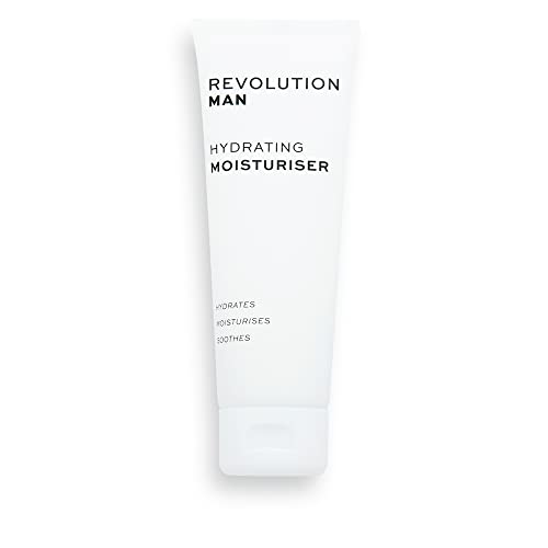 Image of Revolution Man Hydrating Moisturiser Face Cream Prevents Premature Anti-Ageing Enhances skin Strengthens