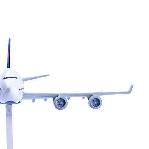 Bswath 1:400 Scale Model Airplane American Airlines Delta B747 Plane Model Metal Plane Die-cast Alloy Airplanes for Gift and Collection (Delta 747) - Image 2