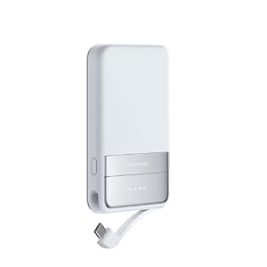 EF ECOFLOW Qi2 Magsafe Powerbank 5000mAh 30W mit USB-C-Kabel, Magnetische Power Bank Wireless Kabelloses Tragbares Ladegerät Externe Handyakkus Kompatibel für iPhone 17/16/15/14/13 Series, Blau