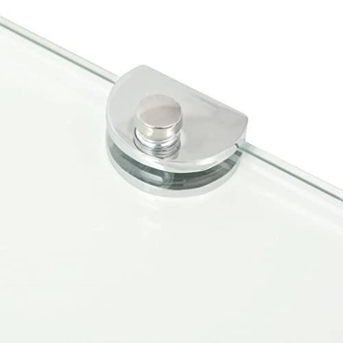 Tablette de coin en verre pour optimiser la douche et le salon - 7