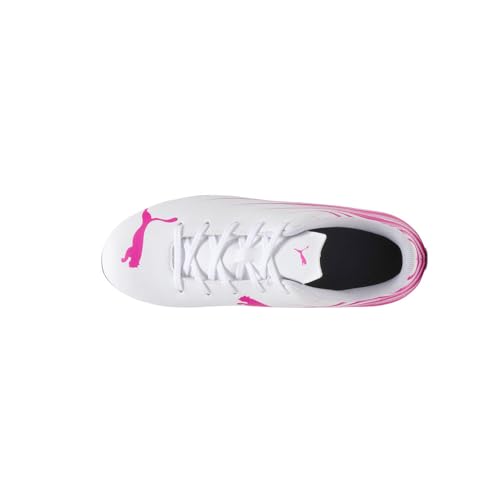 Baskets de foot enfant Puma Attacanto blanches crampons FG AG 38