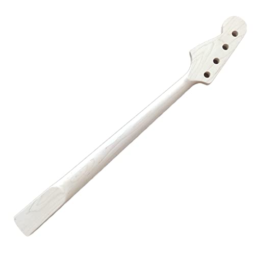 Yyyshopp Unfinished Maple 20 Fret Bass Guitar Neck Rosewood Fingerboard Diy Guitar Neck #TOP1
