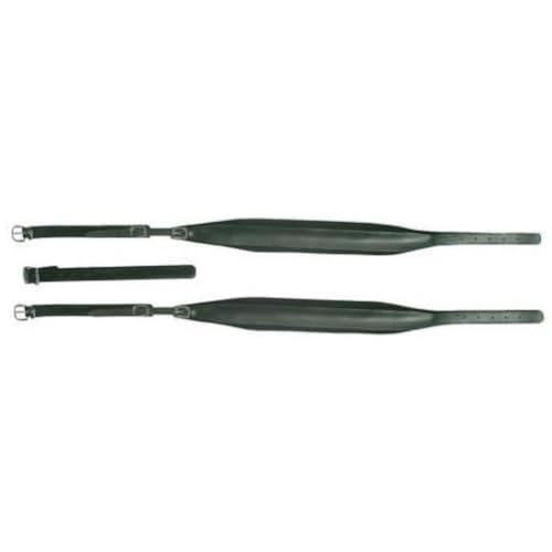 Gewa 766040 Cinghie Per Fisarmonica, Extra Ampia, Pelle, Nero