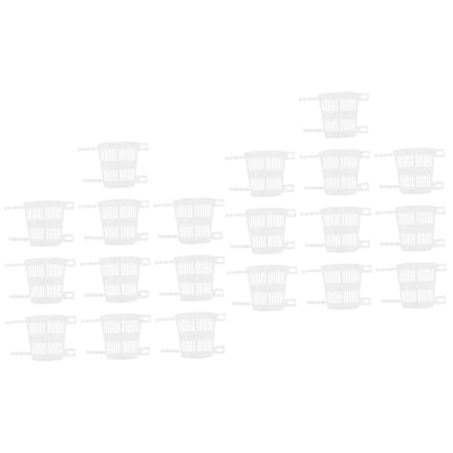 Gatuida 20pezzi Vasi Per Trasparenti Vasi Per Contenitori Per Ottimi Per Giardinaggio e