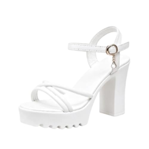 Sandales à brides croisées et plateau pour vos soirées d'été élégantes