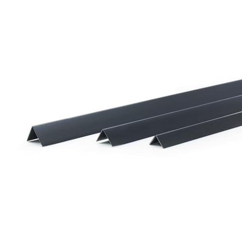 DQ-PP WINKELPROFIL – Größe: 20x20mm – Länge: 2m (1x 2m) – Farbe: Schwarz – Material: PVC – Kunststoff Winkelleiste – Außenecke Kantenschutz Wand Eckprofil Kunststoffwinkel L-Profil DQ-PP WINKELPROFIL – Größe: 20x20mm – Länge: 2m (1x 2m) – Farbe: Schwarz – Material: PVC – Kunststoff Winkelleiste – Außenecke Kantenschutz Wand Eckprofil Kunststoffwinkel L-Profil
