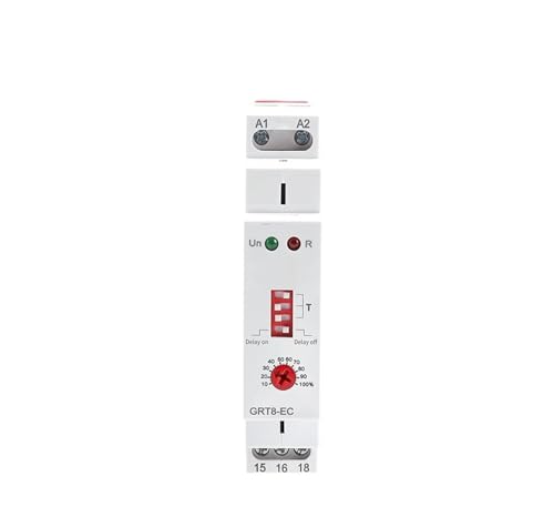 Relé de tiempo GRT8-EC para evitar sobrecargas de arranque en motores AC 220V