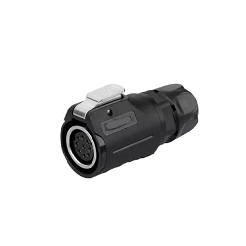 Connecteur circulaire M16 femelle 9 broches étanche pour câbles extérieurs
