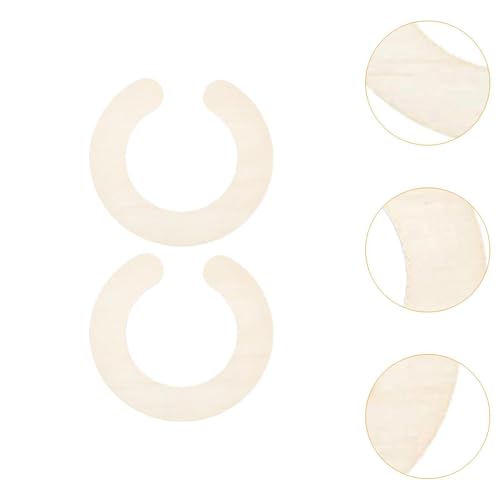 Fancyes 2 peças de tecelão de bola fofa, modelo de ferramenta de tricô em formato semicircular para