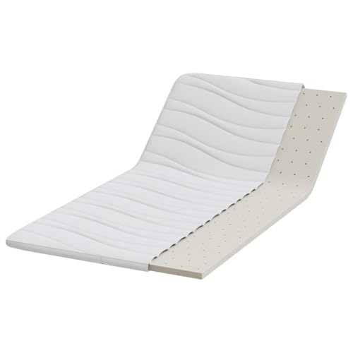 Cubrecolchón para cama con somier de látex ergonómico y tejido extrasuave 3
