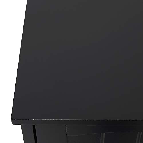 Iwell Bathroom Cabinet, Bathroom Storage Cabinet With 2 Doors & 2 Shelves, 3 Heights Available, Bathroom Floor Cabinet For Living Room, Bathroom, Bedroom, Kitchen, Home Office, Black #TOP6