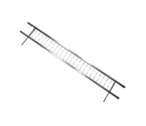 Asse Gira Colombe/Panettoni in acciaio inox 220 cm per raffreddamento