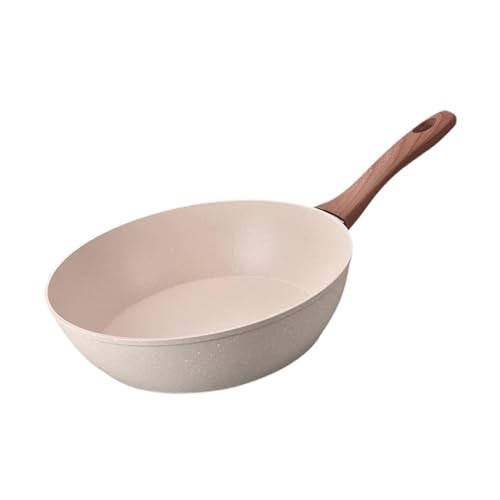 Wok beige con mango ergonómico 26x7.1 cm miniatura 6