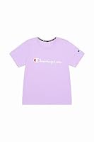 Champion Kids Script Short Sleeve Tee, Passionflower, 8