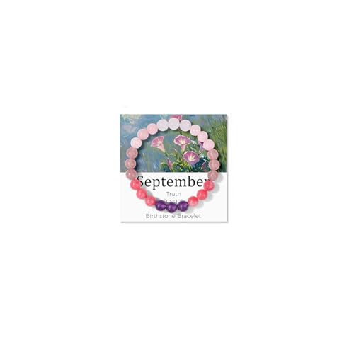 Risyfjew Birthstone Crystal Floral Bracelet