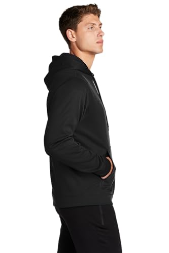 SPORT-TEK Men's Sport Wick Fleece Hooded Pullover2