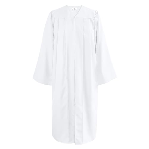 Happy Secret Matte Choir Robe for Church Adults, Graduation Gown, Baptismal and Judge Robe for Ceremony Use