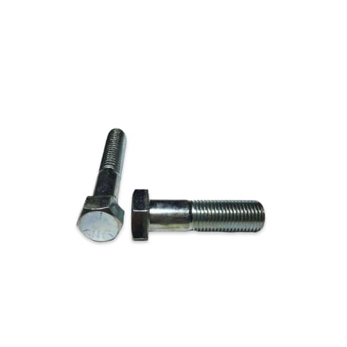 X 6" Hex Bolt Zinc Plated Grade 5 Cap Screw Coarse Thread Pkg Qty 1 Heavy Duty Fasteners Hardware Set Industrial Fastening Assortment Construction KL050