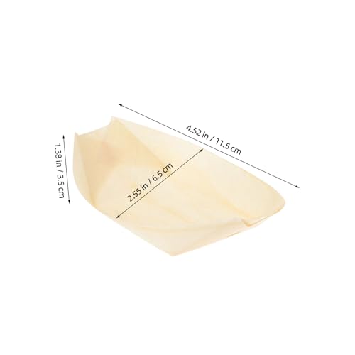 Platos desechables para sushi de 11.5 cm Toyvian x100 miniatura 2