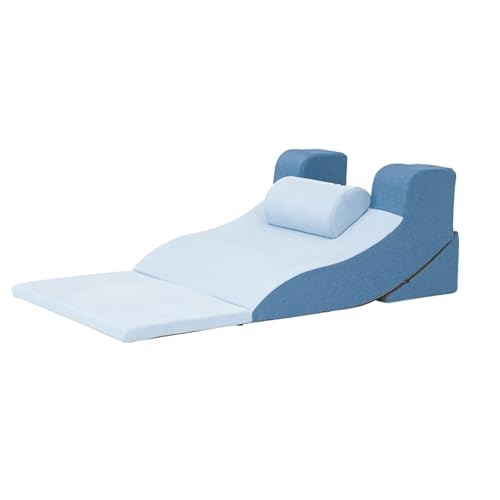 ERRULAN Bed Wedge Pillow Fabric, Back Pillow for Post-Surgery Ailments and Sinus Issues, Sleep Apnea Pillow for Camping and Traveling