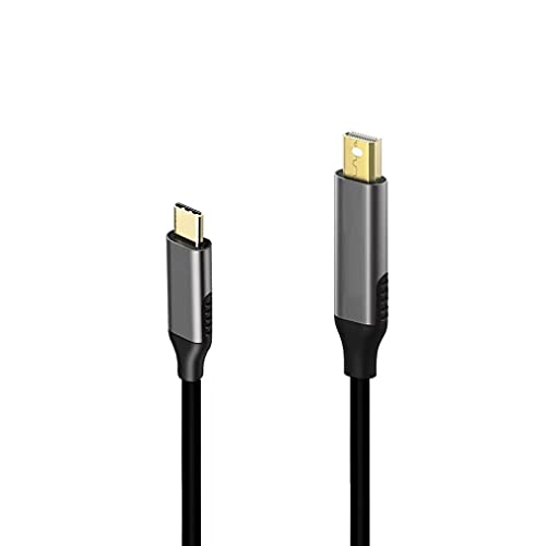 USB-C USB 3.1 Type C to Mini DisplayPort DP Cable Male to Male 4K 1.8m Compatible with MacBook