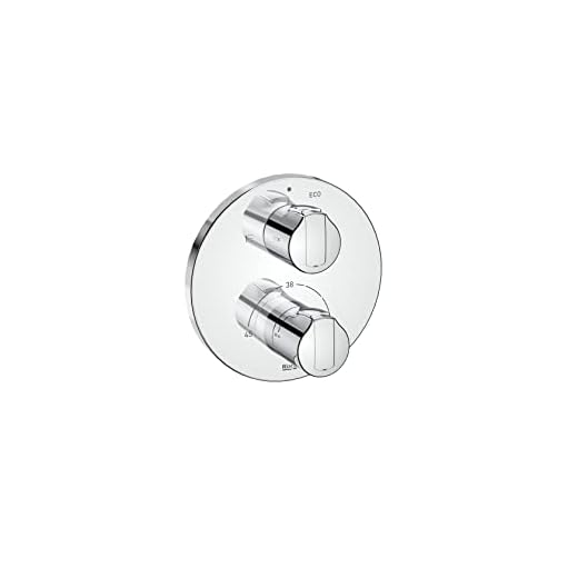 Roca A5A0D09C00 - Mezclador termostático empotrable para baño-ducha.Modelo T-1000 ROUND A completar con RocaBox A525869403