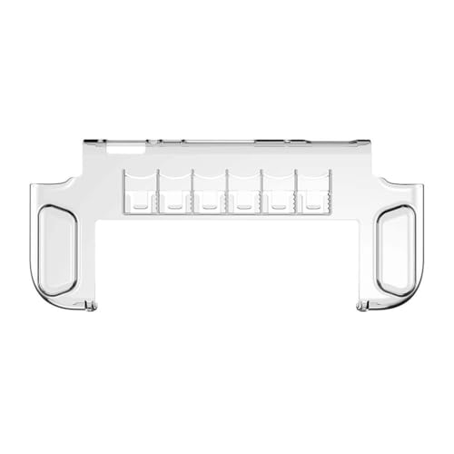 NiuLumea Funda protectora transparente para Nintendo Switch 2, material PC con ranuras de almacenamiento para tarjetas de juego, para diseño compacto, 28,3 x 12,6 x 3,1 cm