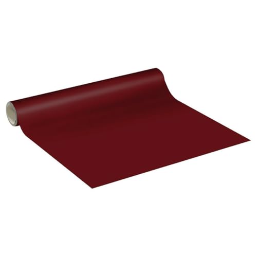 Ambiance Sticker Vinyle Imperméable Cuisine Armoire Porte - Adhesif pour Meuble, Autocollant pour Meuble - Sticker Mural H60cm x L2m - Bordeaux