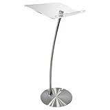 Arc 1 Stainless Steel and Acrylic Podium, Pulpit or Lectern - Kingdom by Procson