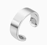 LAIKIT Olux Ring, Magnetic Ring for Weight Loss, Silver