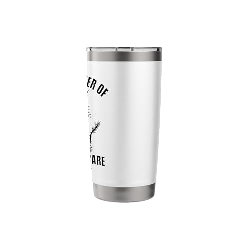 Funny Sarcastic Black Cat Meme We Do Not Care Club WDNC Cat Stainless Steel Insulated Tumbler