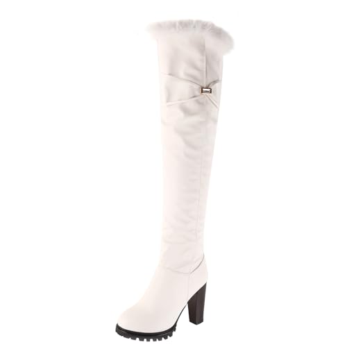 Bottes hautes talons super hauts épais de 9cm oubliez l'inconfort des talons